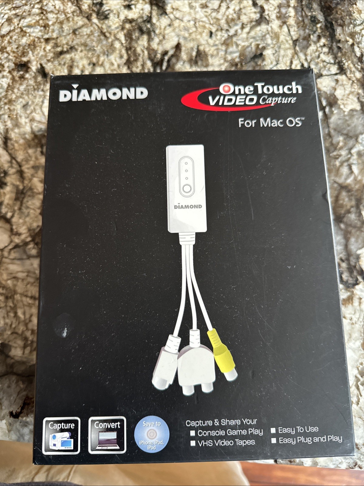 Diamond Multimedia VC500 USB 2.0 One Touch VHS to DVD Video Capture Device Mac