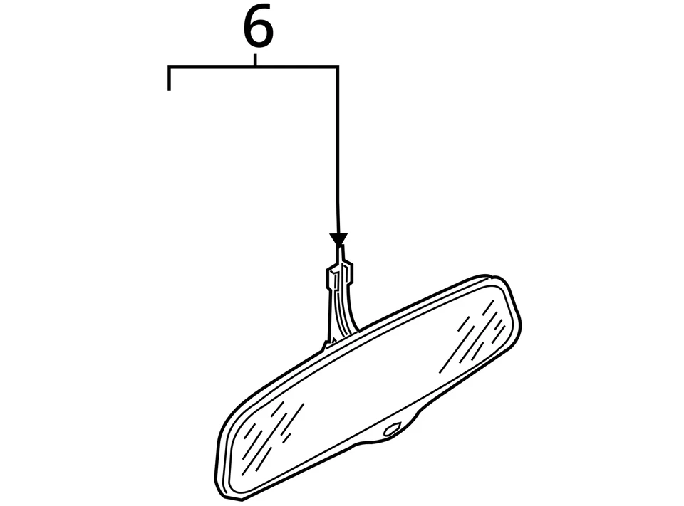 Rear View Mirror Automatic Dimming With Compass Fits 05-12 AUDI A6 2139883 Foto 4 de 4