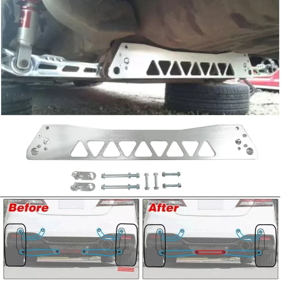 Car Rear Lower Control Arm & Subframe Brace Tie Bar for 1996-2000 Honda Civic EK — 第 3/4 张图片