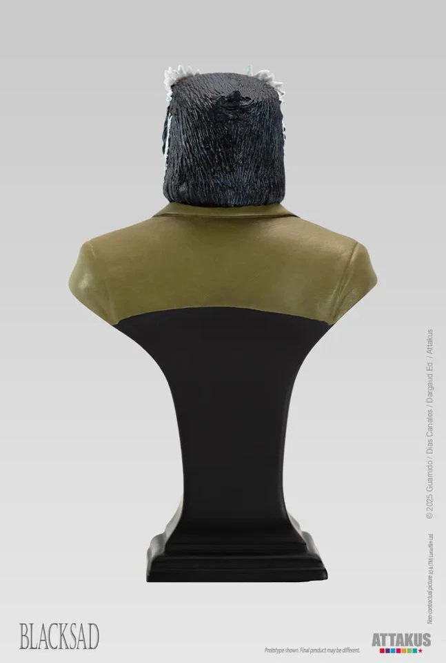 Busto Lewis Solomon - Blacksad - Hecho en Francia por ATTAKUS - Imagen 4 de 4