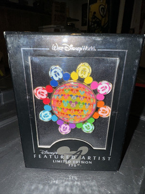 Disney Featured Artist Pop Art Mickey Spinner Jumbo Boxed Pin 28442