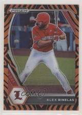 2021 Panini Prizm Draft Picks Tiger Stripes 38/99 Alex Binelas #PDP86 09an