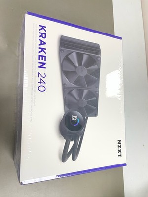 NZXT - Kraken 240mm Radiator CPU Liquid Cooler (1 x 120mm F Fans) with 1.54'' L 2