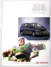 TOYOTA Picnic Car Sales Brochure Oct 1996 #00000-90983-BR Toy Story Promo