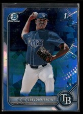 2022 Bowman Draft Sapphire Edition Trevor Martin BDC-184 Tampa Bay Rays