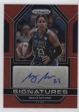 2023 Panini Prizm WNBA Signatures Red Prizm 41/99 Maya Moore #SG-MYM Auto ez6