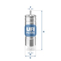 Ufi 31.508.00 Kraftstofffilter FüR Bmw Alpina