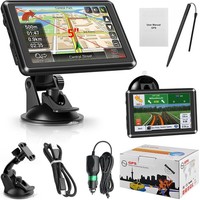5 Inch GPS Navigator Sat Nav - 2025 Latest UK Map Sat Navs for Cars, Trucks and…