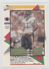 1991 Pacific Flash Cards Chris Zorich #109 0a1