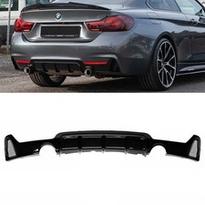 Performance Diffusor Schwarz hochglanz passt für BMW F32 F33 F36 nur 435 M-Paket