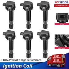 6 Ignition Coils Pack UF603 For 2010-2013 Acura MDX 3.7L V6