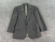 Vintage Polo University Club Suit Jacket 42 R Gray Wool Tweed Ralph Lauren USA