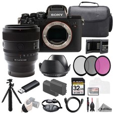 Sony a7R IVA  Sony FE 50mm f/1.4 GM Lens 32GB  Ext Bat 3 PC Filter- Kit