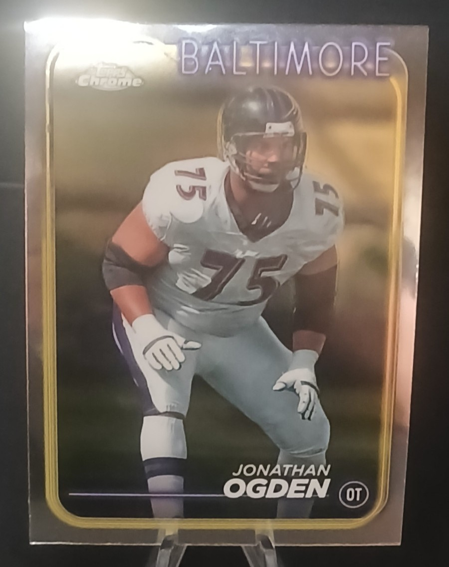 2024 Topps Chrome - Jonathan Ogden #5 Baltimore Ravens - 2 card min per order