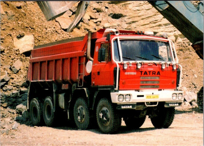 TATRA 815 8x8 S1 Truck 4x6 automobile Postcard