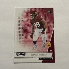 Chase Young 2020 Playoff Rookie Card #211 Washington Commanders . rookie card picture