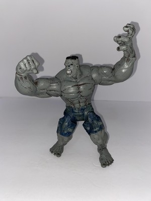Marvel Legends ToyBiz Hulk Action Figure 8 In Fully Jointed Gray