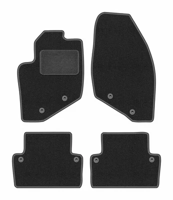 Tapis de sol en Velours pour Volvo XC70 II année 2000-2007 set 4 pièces - Photo 1/4