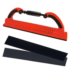 Adjustable Radius Longboard Hand Sanding File Block w/ Hook & Loop - 57066