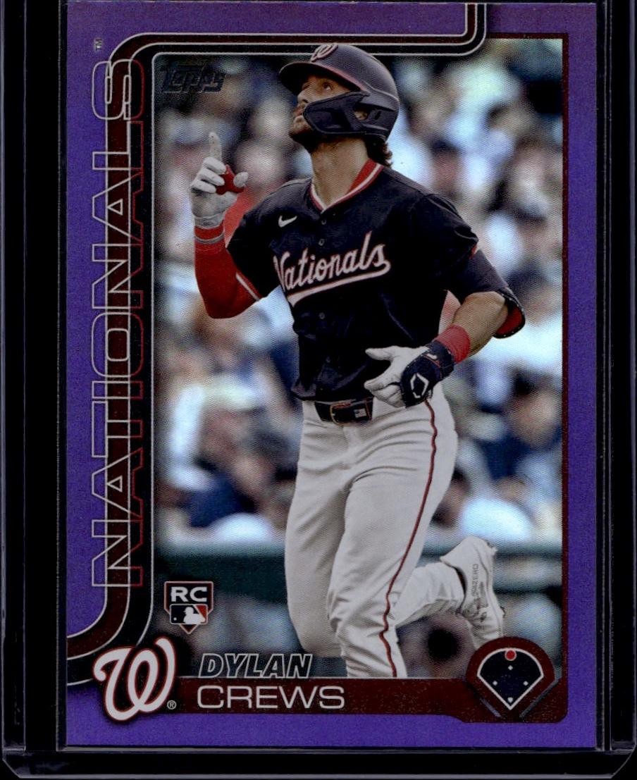 2025 Topps #74 Dylan Crews Purple Holo Foil #/250