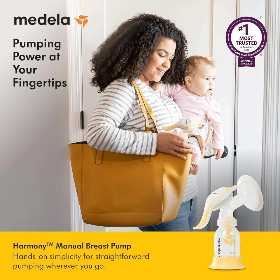 便携式 Medela Harmony 吸奶器:轻便安静,灵活舒适 — 第 4/4 张图片