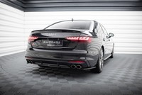 Mittlerer Diffusor Heck Ansatz DTM Look FüR Audi S4 B9 Facelift Heck Schwarz