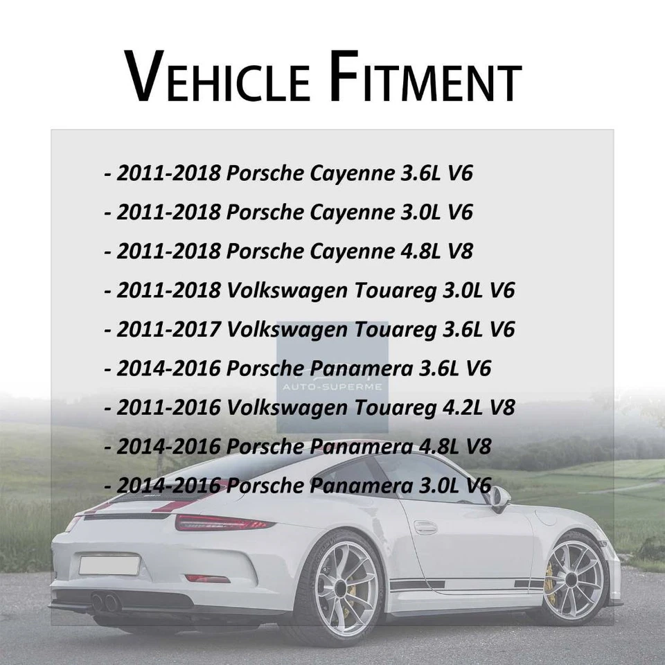 Para 2014 2015 2016 Porsche Panamera 4.8L sensor de desgaste da pastilha de freio dianteiro traseiro 4x - Imagem 2 de 4