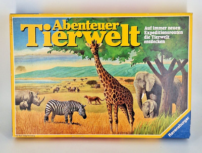 Abenteuer Tierwelt - Ravensburger - 1987 - 100% Vollständig Brettspiel