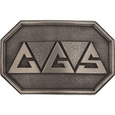 Cg Schmidt Milwaukee Wi Construction Design Builder NOS Vintage Belt Buckle