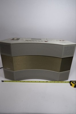 Bose Acoustic Wave Music System AW-1 AM/FM w/ Carry Bag & Manuals Used Works B4