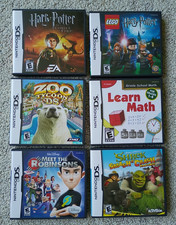 Nintendo DS Lot of 6  Zoo Tycoon, Shrek, Harry Potter, Meet the Robinsons