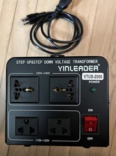 Yinleader Step Up Step Down Transformer VTUS-2000. 120V / 220V