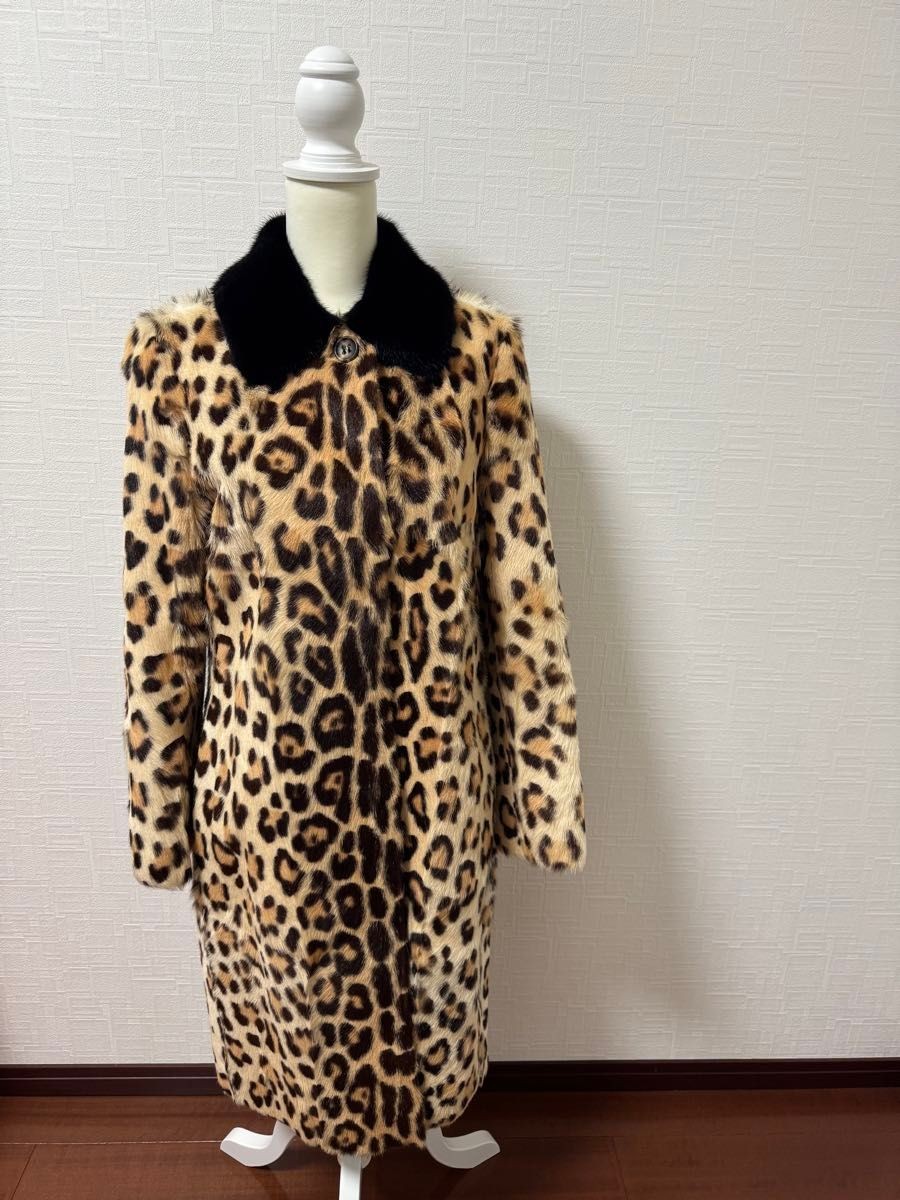 Women's Wear Valentino RED VALENTINO     Fur Coat Leopard Mink Made in Italy