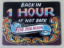 Hand Painted Fairground Art Sign Gift 