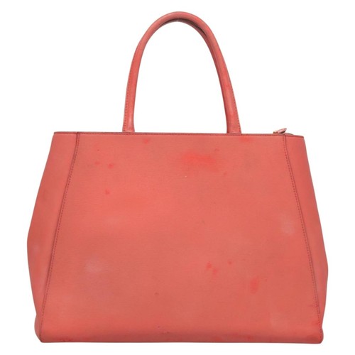 FENDI To joule Hand Bag Leather Pink Gold Auth bs26640 - Afbeelding 2 van 24