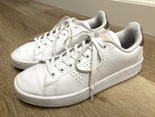 Adidas Advantage Tennis White F36223 Women s Shoes Size US8 UK6.5 EUR40 25CM