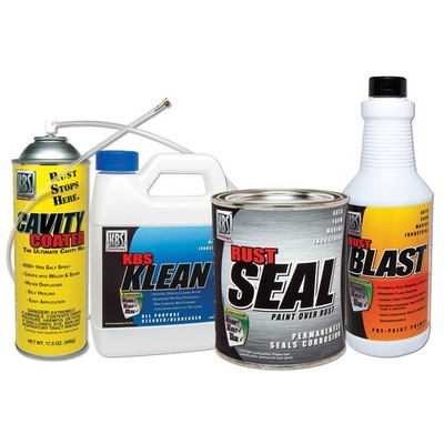 KBS Coatings 57201 Gloss Black Ultimate Frame Coater Kit, Inside Out Rust Pro...