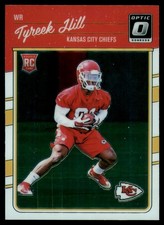 2016 Donruss Optic #117 Tyreek Hill RC Rookie Card. rookie card picture