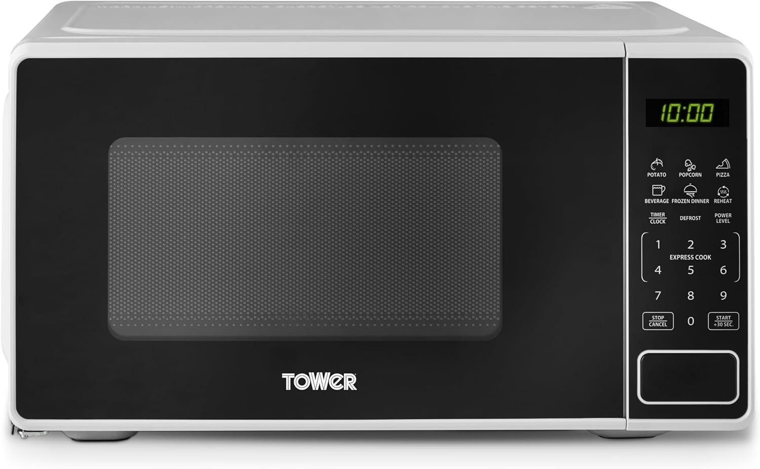 Tower 20L 800W Digital Microwave With 11 Power Levels, Led Display, White - Image 2