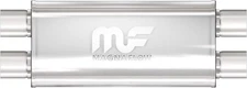 MagnaFlow Performance Exhaust Muffler 12469: 3" Inlet/Outlet, 5x8x18"