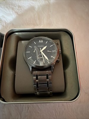 Fossil BQ2401 Fenmore Midsize Multifunction Smoke Stainless Steel