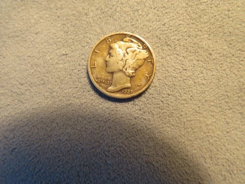 1927 Mercury Dime. XF