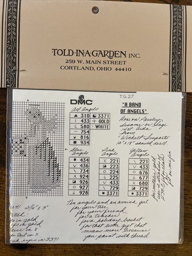 Told In A Garden Cross Stitch Pattern Lot of 10 Amish Home Country People Kids - Picture 5 of 21