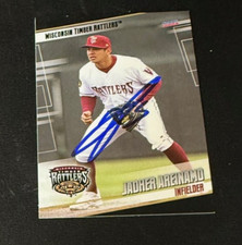 Jadher Areinamo 2024 Wisconsin Timber Rattlers signed autograph baseball card b
