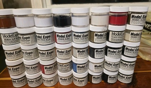 Shipway Model Expo 40-1fl oz Containers Of Acrylic Paint & Stains Hobbiest/Craft