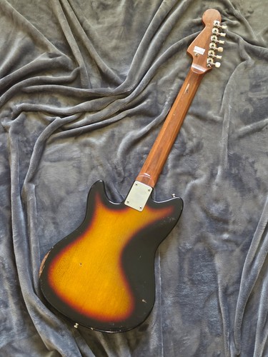 1967-1972 Apollo Model 2264 Vintage Japan Electric Guitar - Sunburst + Gig Bag - Picture 14 of 24