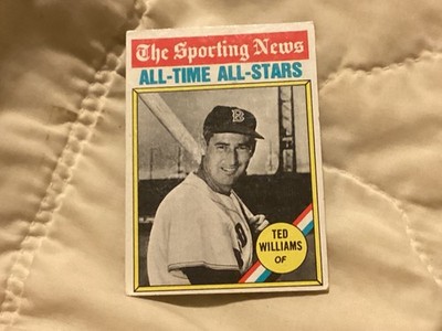 1976 Topps - The Sporting News -AllTime All-Stars -Ted Williams #347 - HOF - EX+