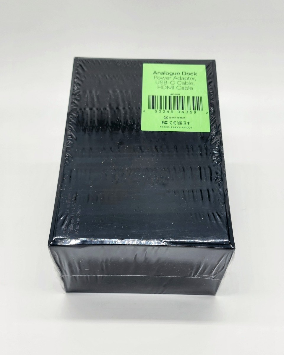 Analog Pocket & Dock ブラック 未開封 Analogue Pocket Dock - Black IN-HAND FAST for sale online | eBay