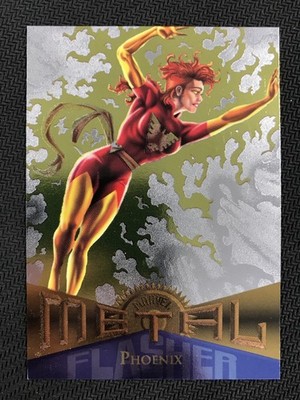1995 Metal Marvel #110 Phoenix Silver Flasher