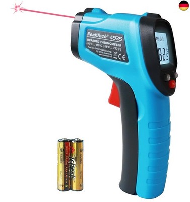 PeakTech 4935 Infrared Thermometer / Pyrometer with Laser, -50°C to 400°C, M